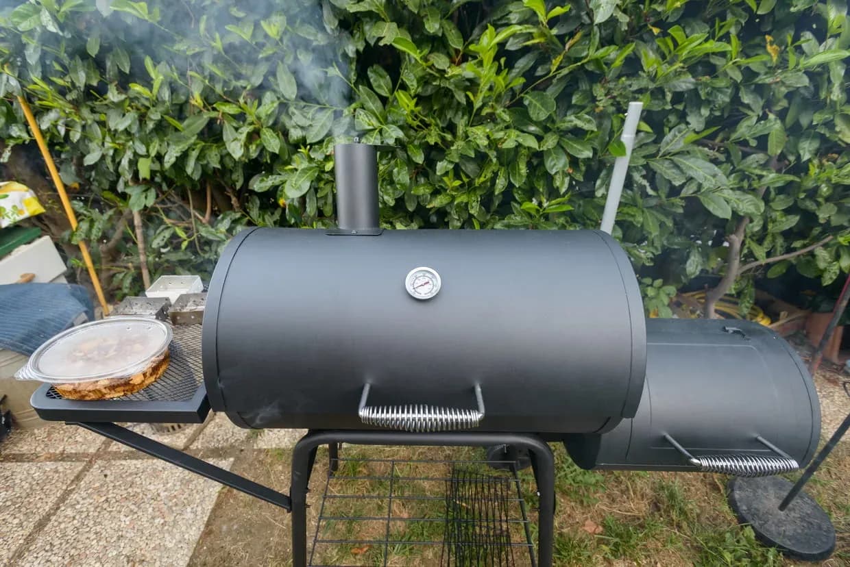 ribs on smoker