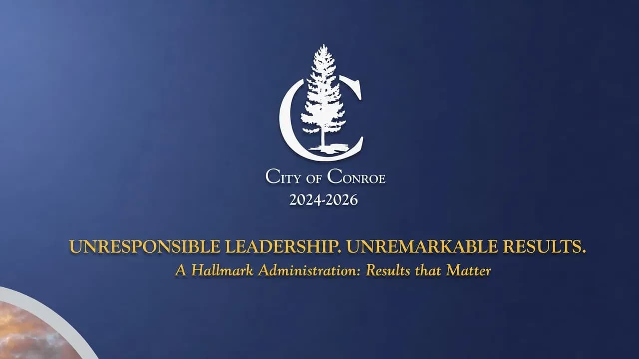 Conroe’s “Accomplishments” Campaign Leaves Out the Full Story