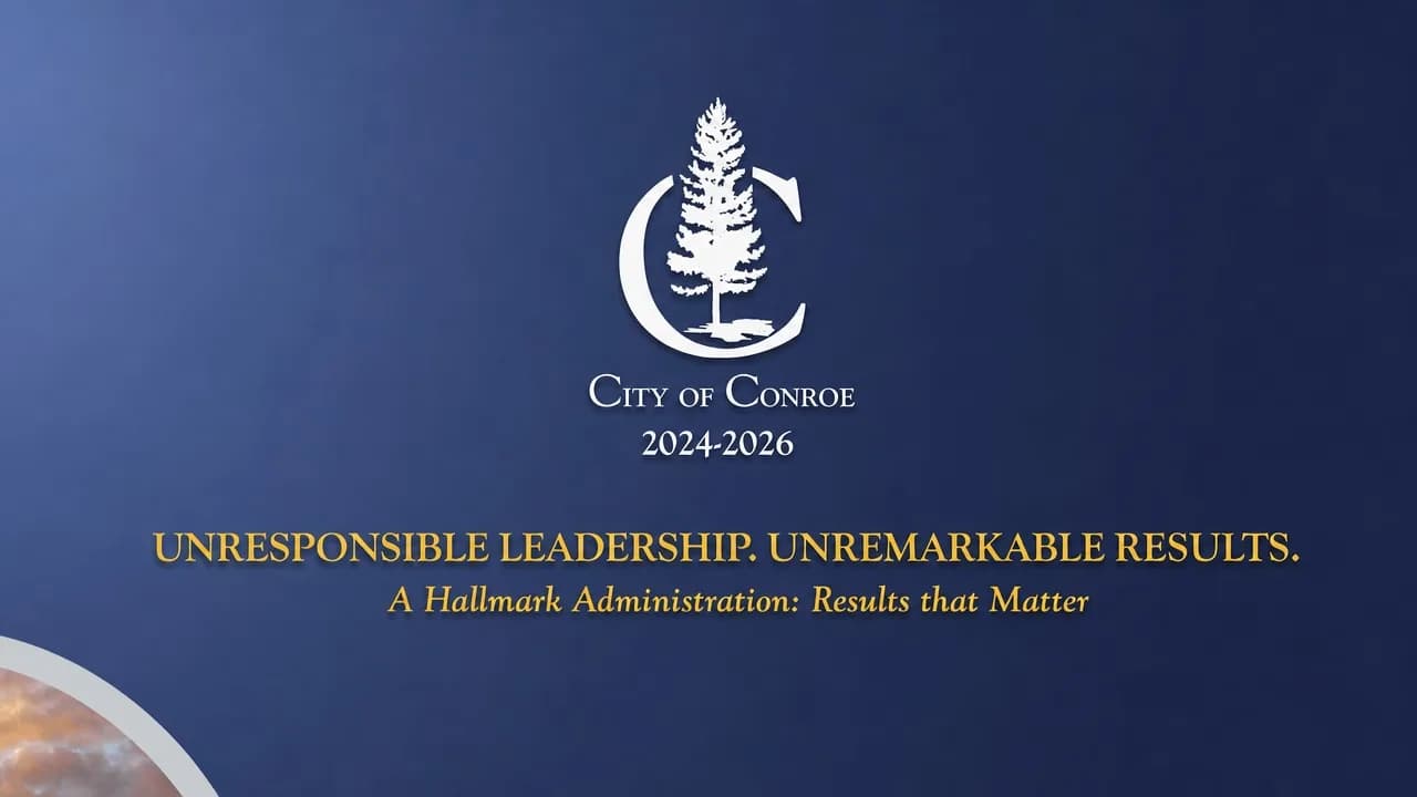 Conroe’s “Accomplishments” Campaign Leaves Out the Full Story