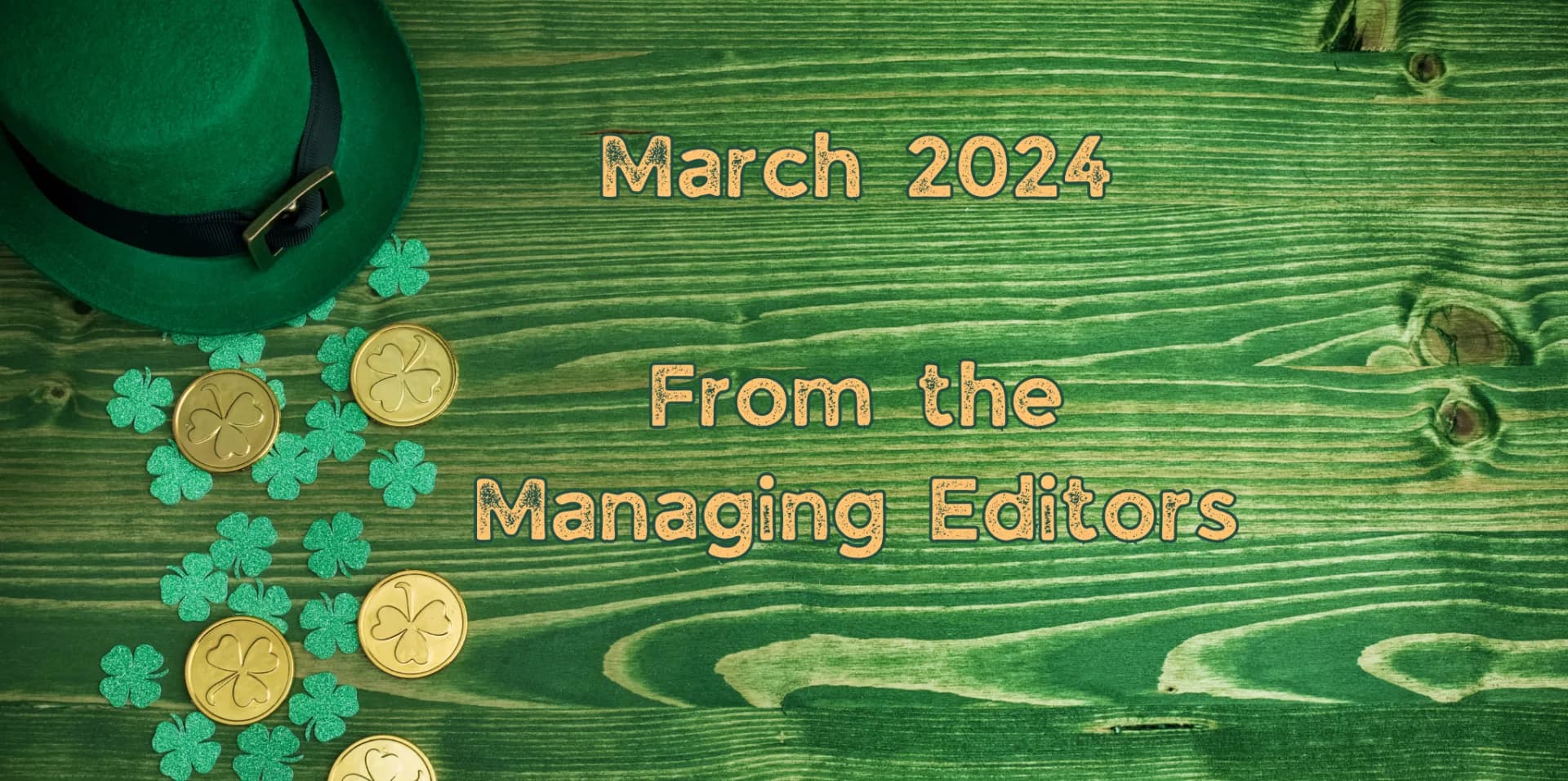 From The Editor March 24