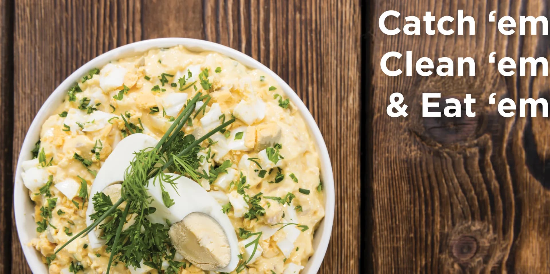 Chunky egg salad