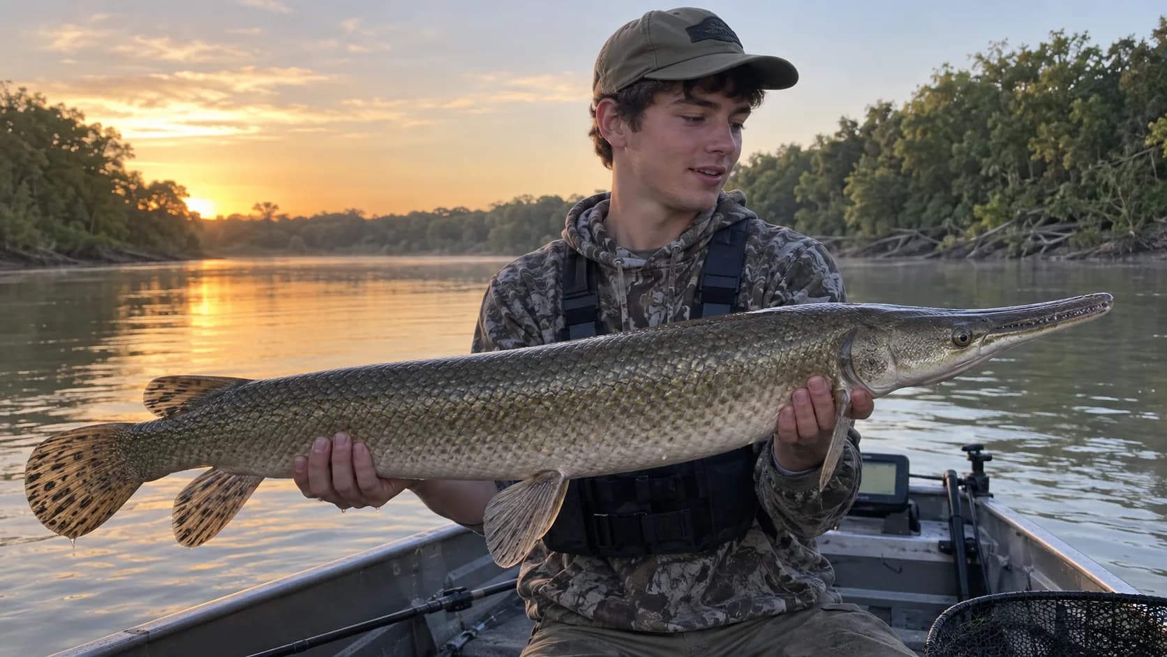 01 FEATURED Texas Teen Rare Hybrid Gar