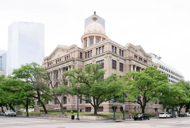 The 1910 Harris County Courthouse in Houston