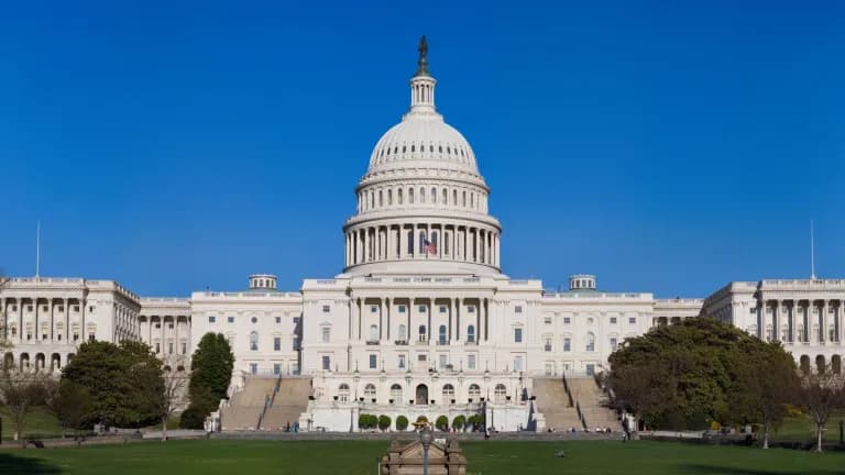 The west front of the United States Capitol in Washington, D.C.