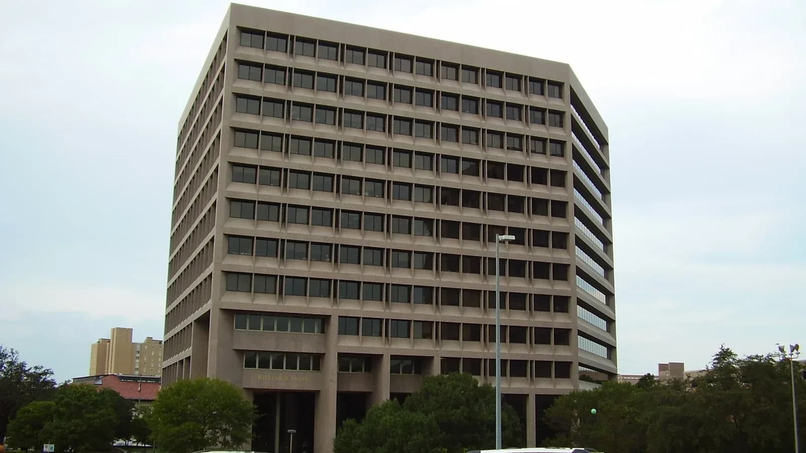 The William B. Travis State Office Building in Austin