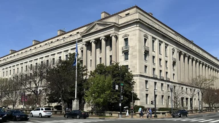 The Robert F. Kennedy Department of Justice Building in Washington
