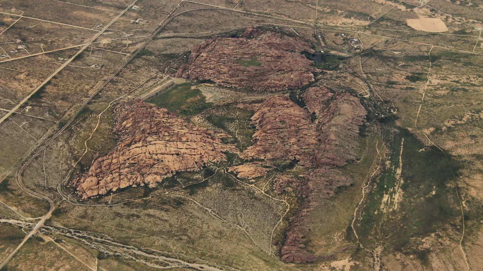 Rock formations at Hueco Tanks State Park and Historic Site