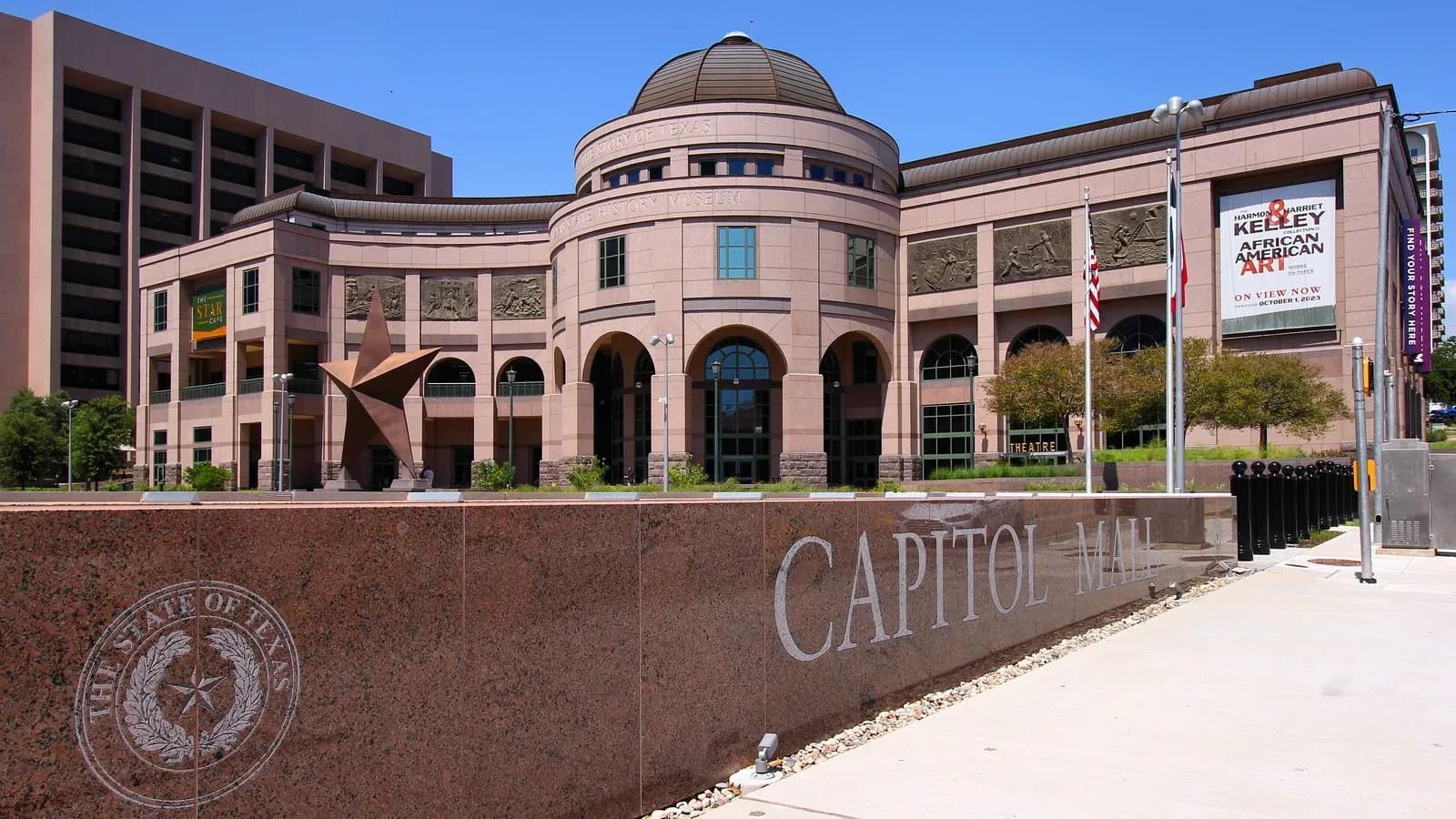 The Texas Capitol Mall in Austin