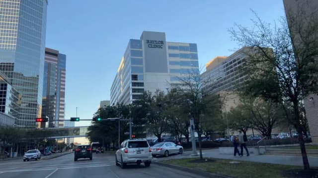 A Baylor College of Medicine building in the Texas Medical Center