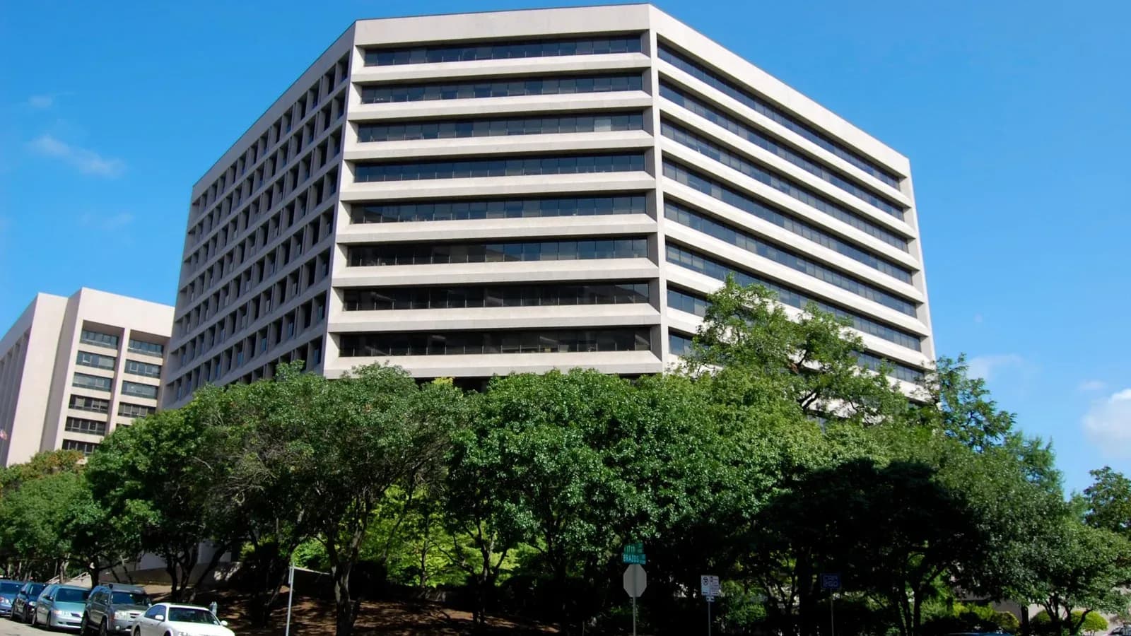 The William B. Travis State Office Building in Austin