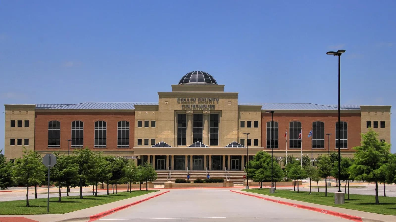 The Collin County courthouse in McKinney, Texas
