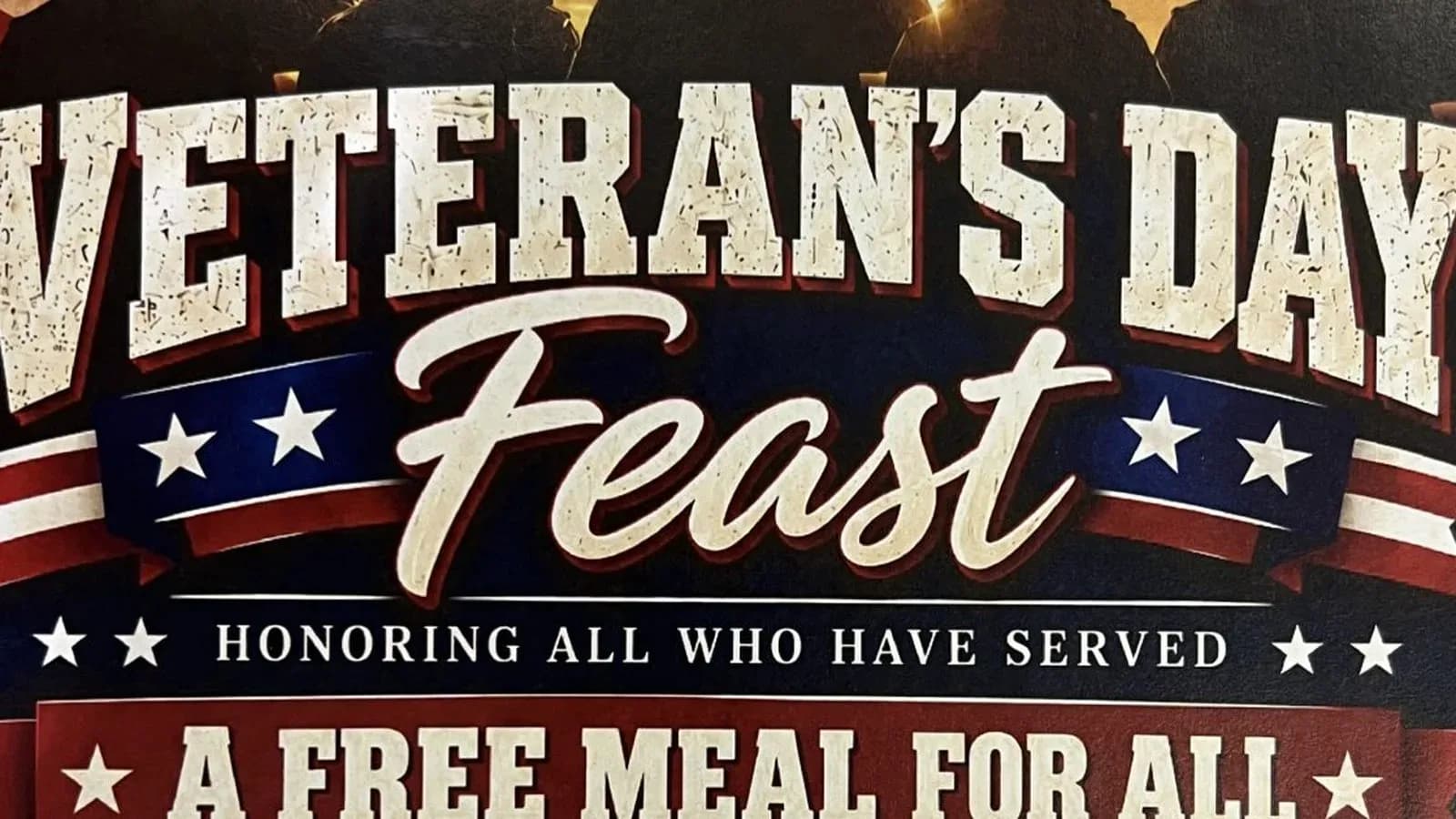Veteran's Day Feast at the Taylor County Expo Center, Abilene, Texas