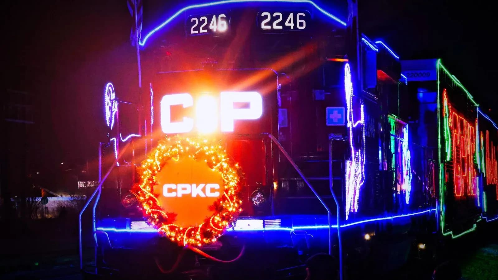 CPKC Holiday Train Stop in Texarkana, Texarkana, Texas