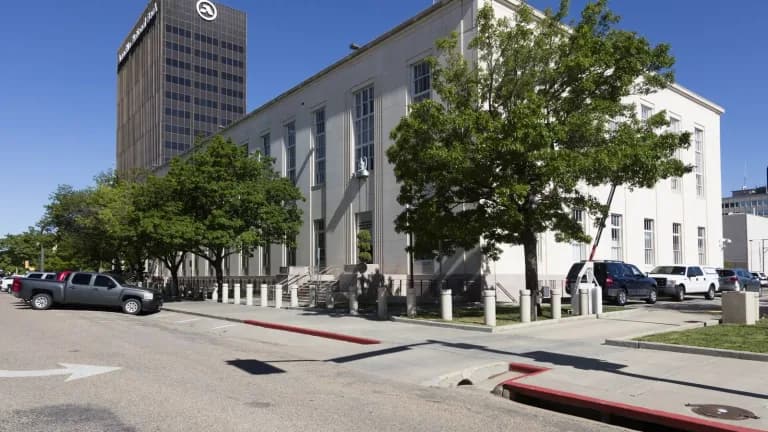 Exterior of the J. Marvin Jones Federal Building and U.S. Courthouse in Amarillo