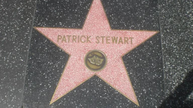 Patrick Stewart's star on the Hollywood Walk of Fame