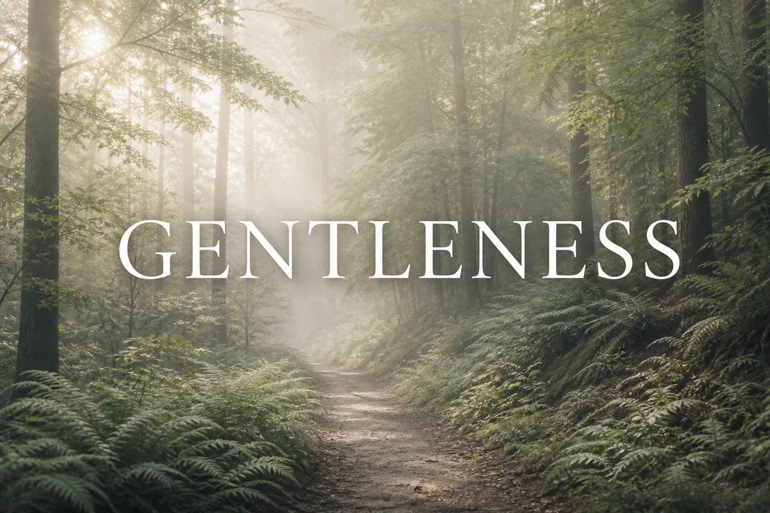 Gentleness — Fruits of the Spirit poetry series