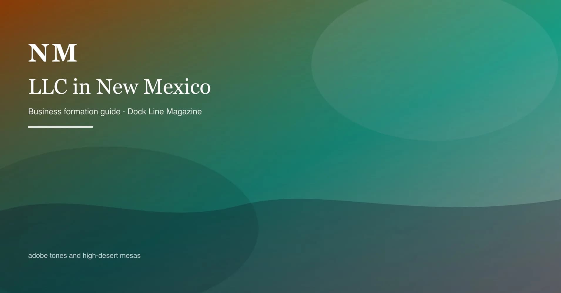 How to form an LLC in new mexico