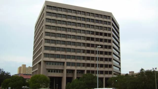 The William B. Travis State Office Building in Austin