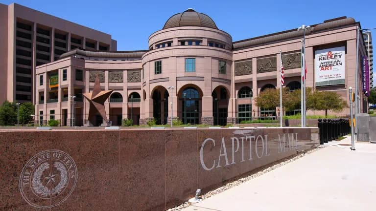 The Texas Capitol Mall in Austin