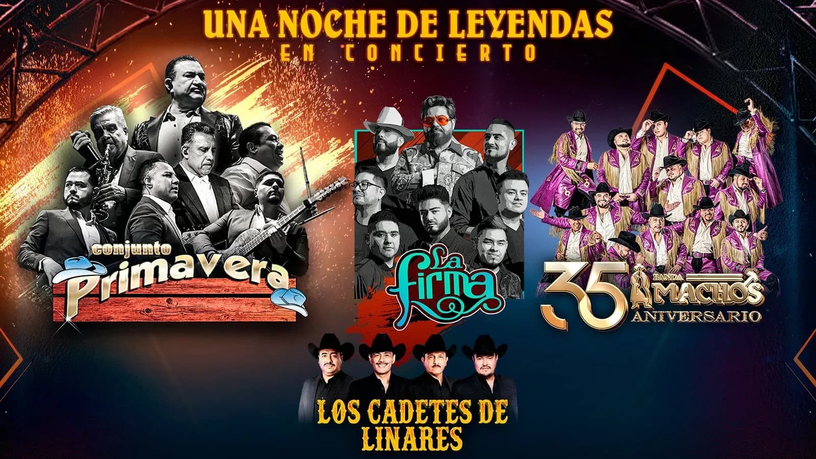 Una Noche De Leyendas en Concierto, Edinburg, Texas