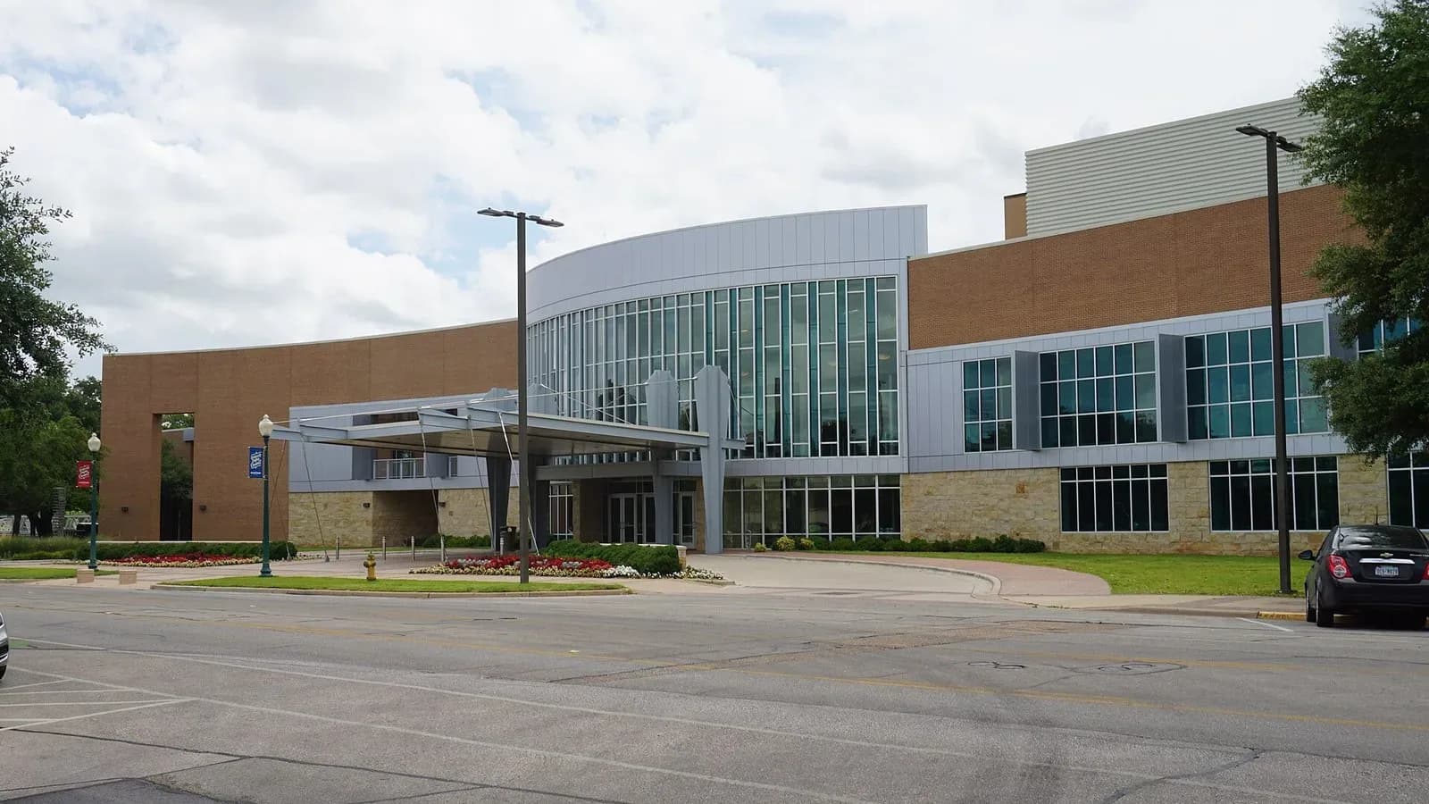 Exterior of the Waco Convention Center in Waco, Texas