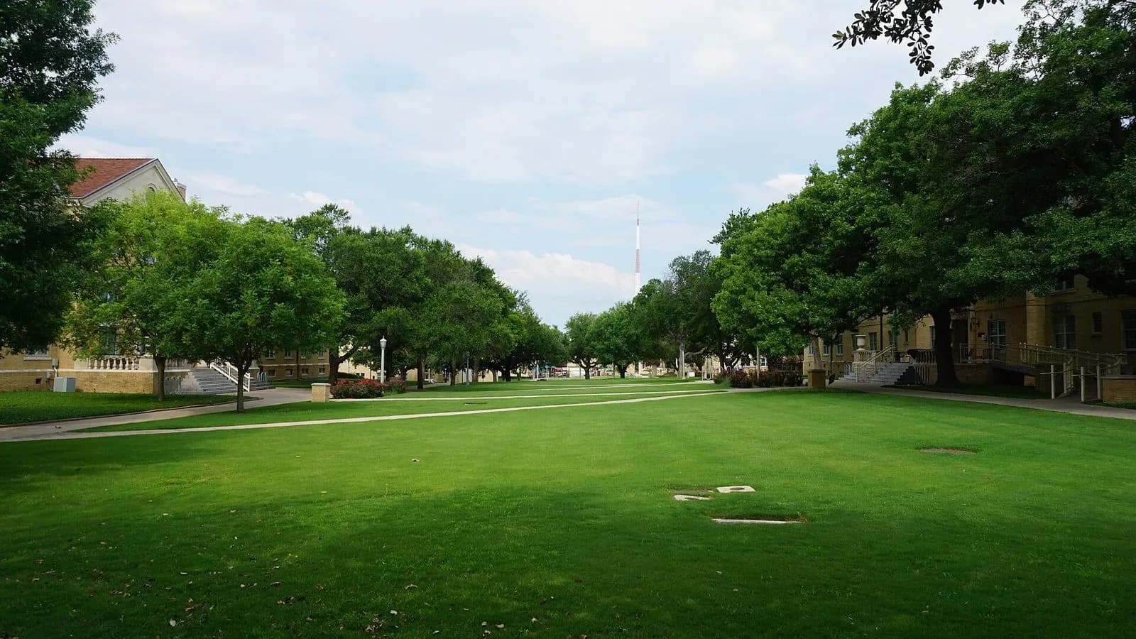 Buildings on the Texas Christian University campus in Fort Worth