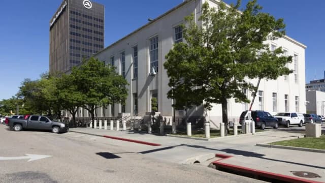 Exterior of the J. Marvin Jones Federal Building and U.S. Courthouse in Amarillo