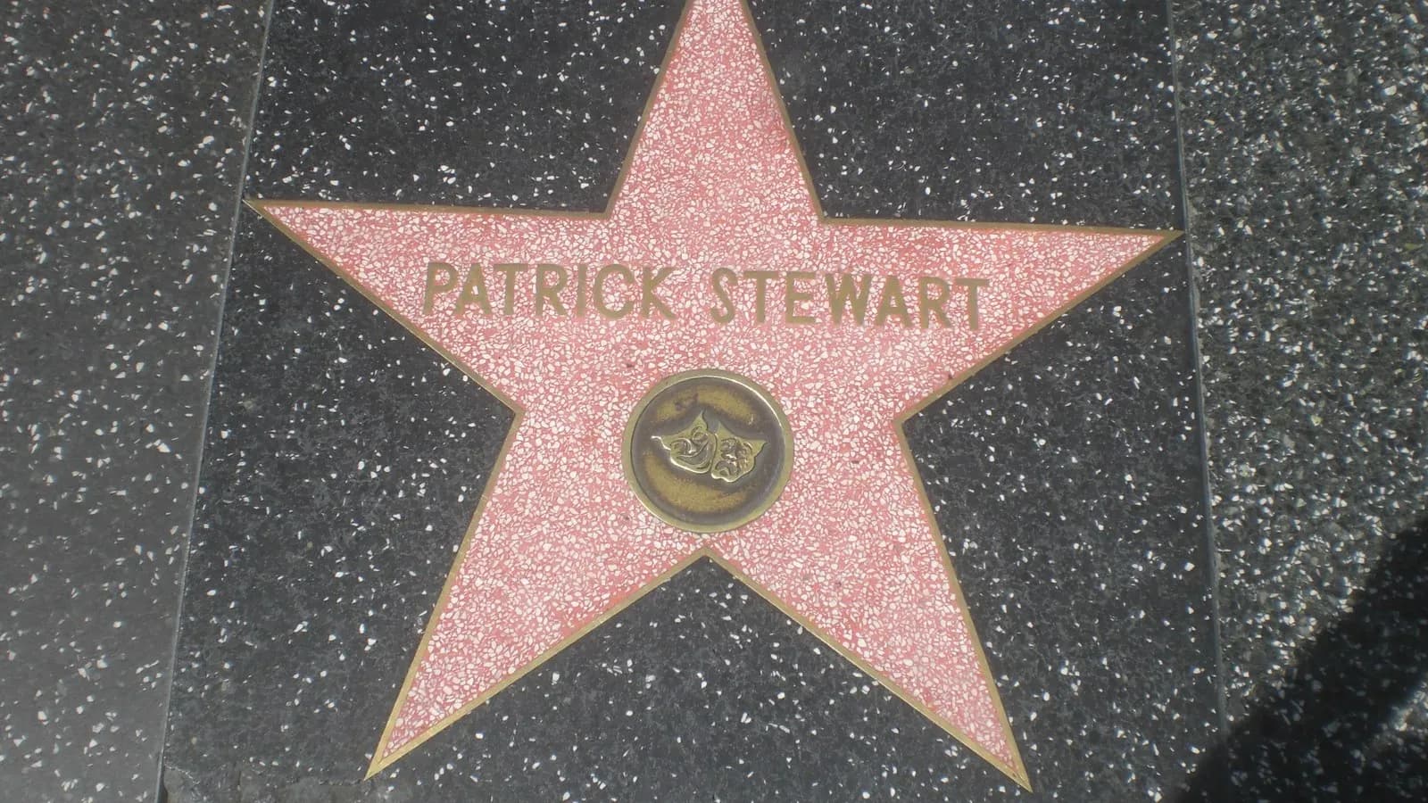 Patrick Stewart's star on the Hollywood Walk of Fame