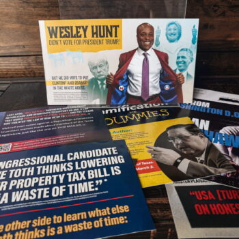 Wesley Hunt Trump Voting - Political Ad from March 2026 Election Dock Line Magazine