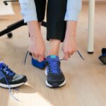 Getting Shoes on at Desk for how many steps per day